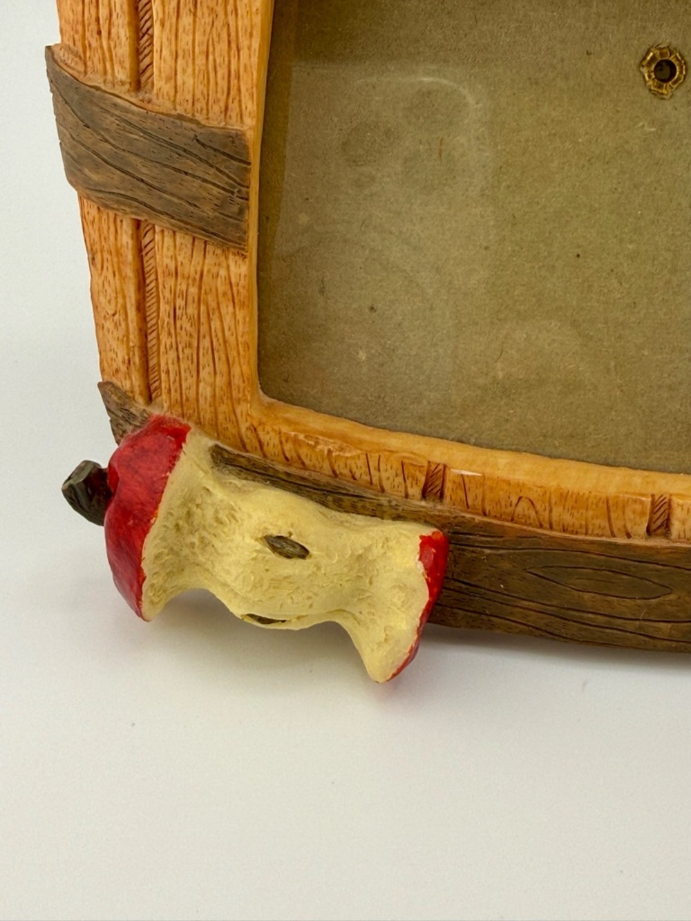 Photo Frame Apple Basket With Mouse Country Farmhouse Rustic  Kitchen Decor - Picture 13 of 14